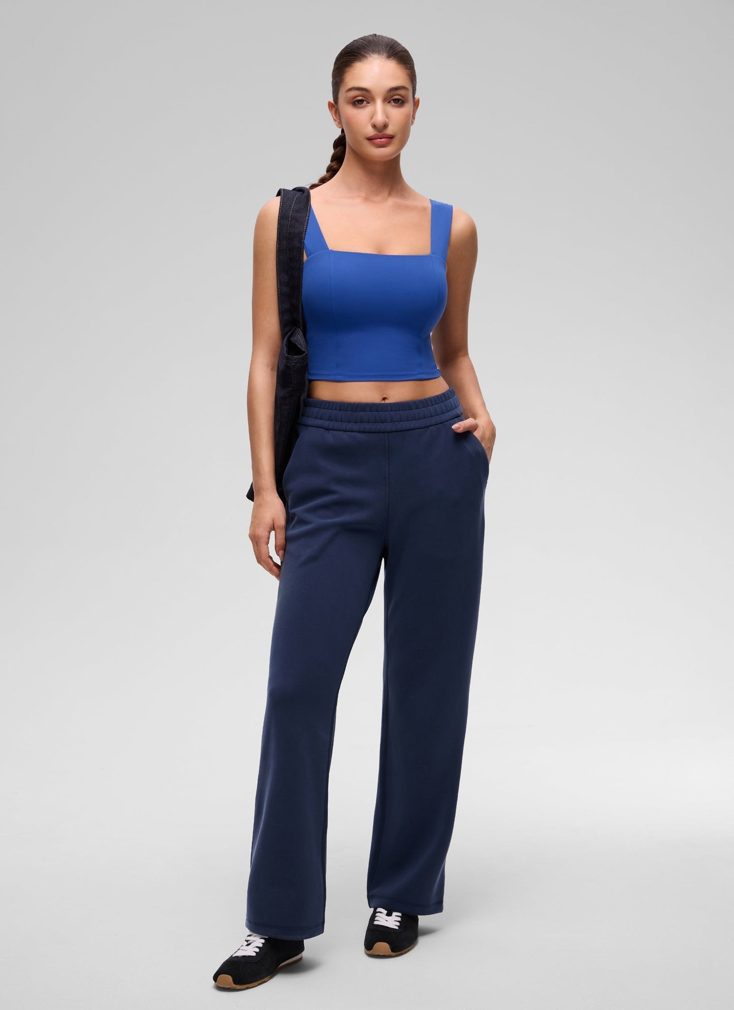Butterluxe Wide Straps Built in Bra Tank