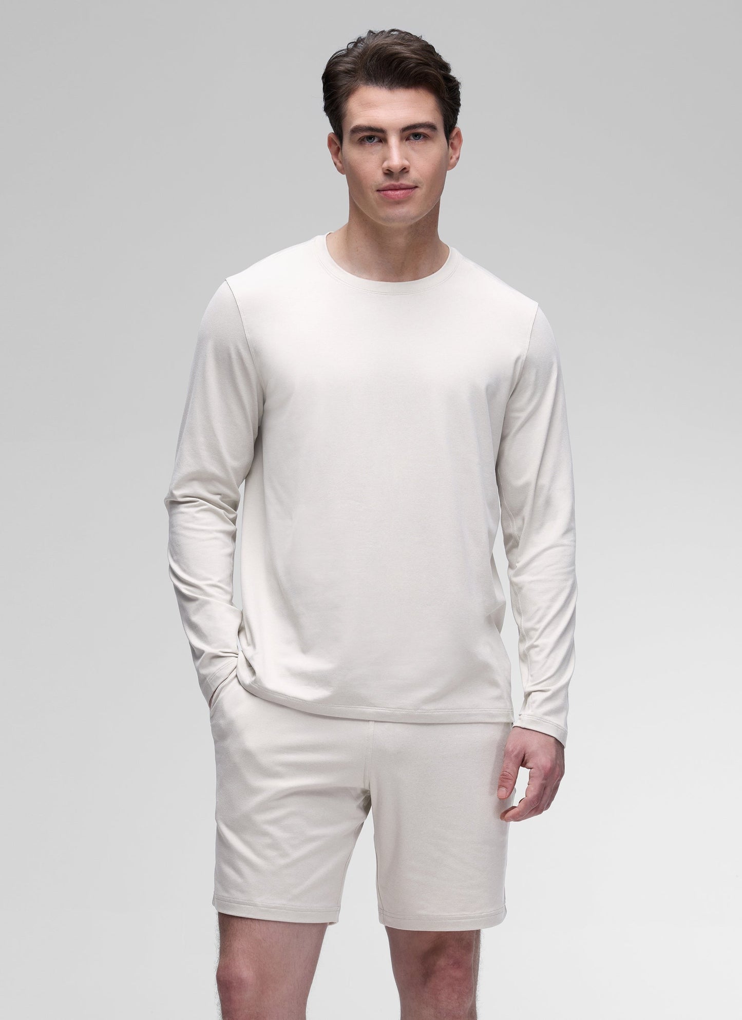 Cloud Jersey Crewneck Long Sleeve Shirts