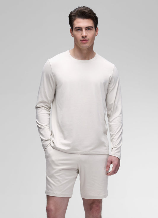 Cloud Jersey Crewneck Long Sleeve Shirts