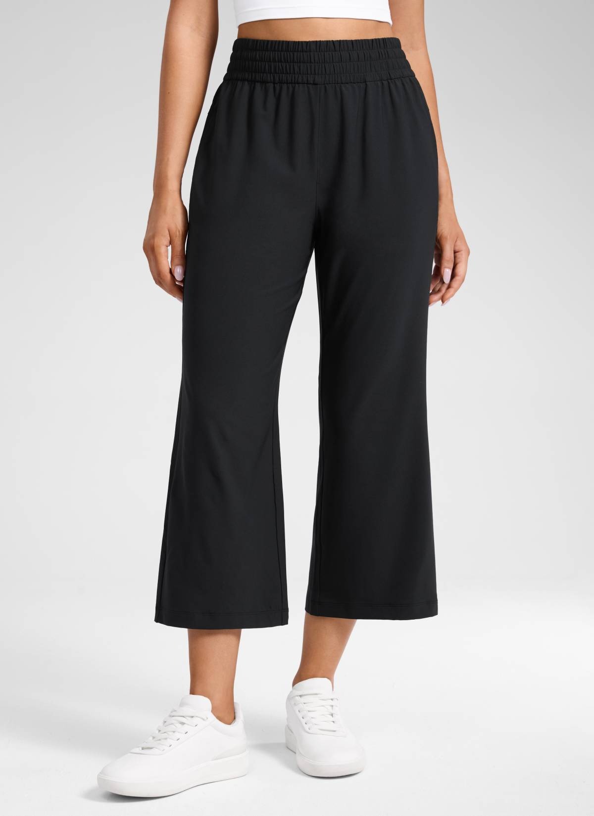 Feathery-Fit Drapey High Rise Flare Pant 23"