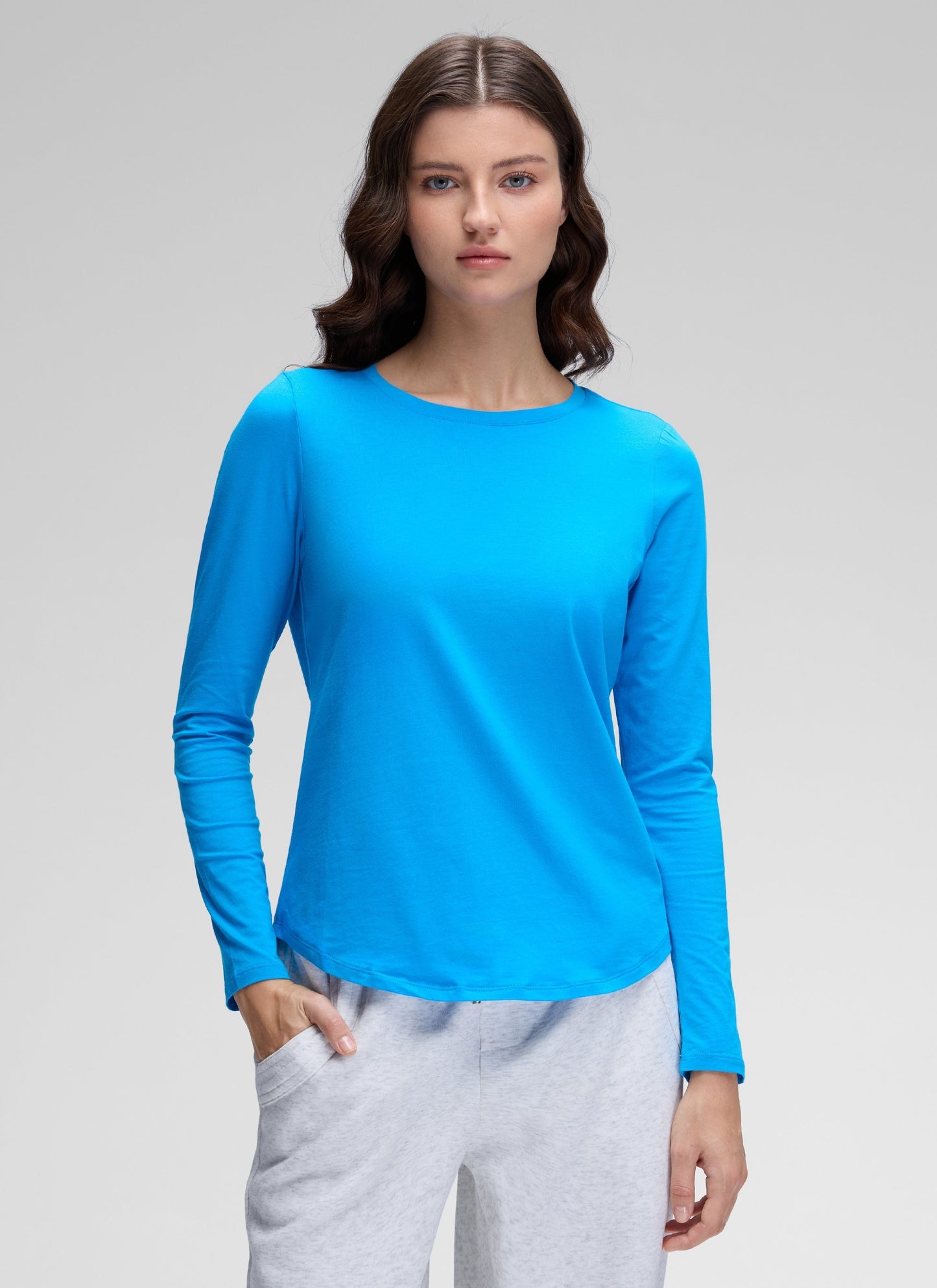 Pima Cotton Workout Long Sleeve