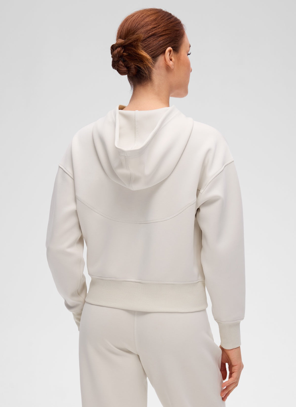 SoftAura Full Zip Waist Length Hoodie