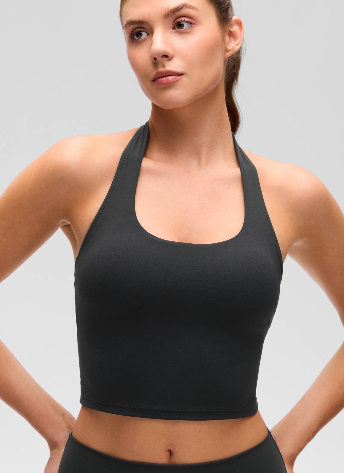 Butterluxe Built in Bra Halter Tank