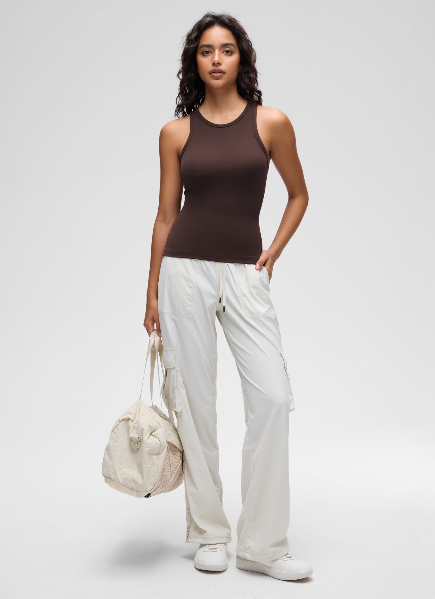 Butterluxe Waist Length Racerback Tank
