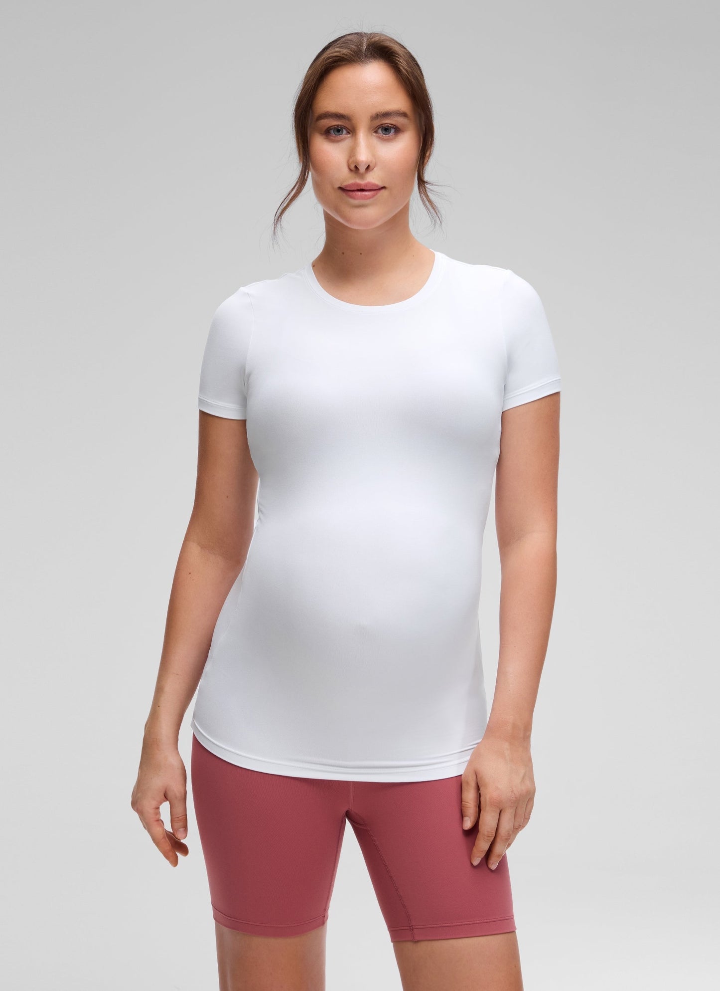 Softembrace Maternity Crew Neck Short Sleeve