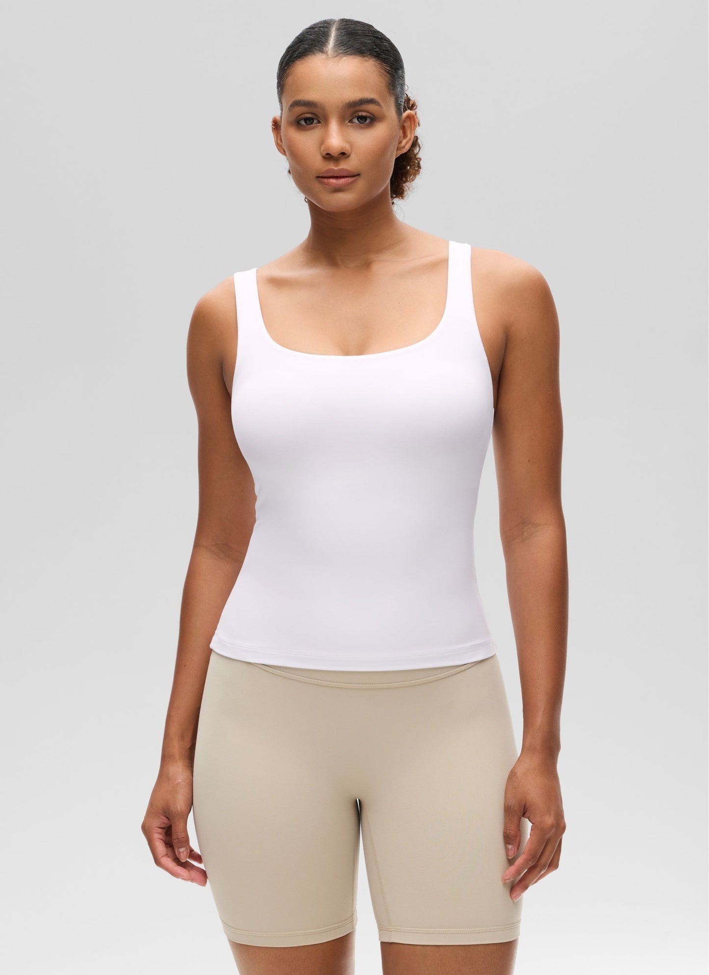 Butterluxe U Neck Built in Bra Tank