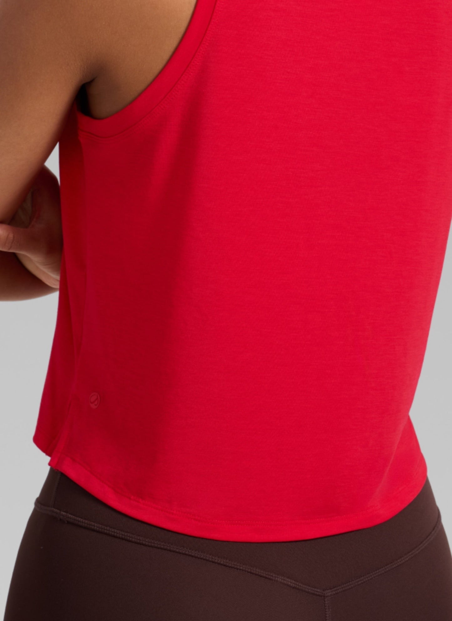 Quick Dry Crop Racerback Tank