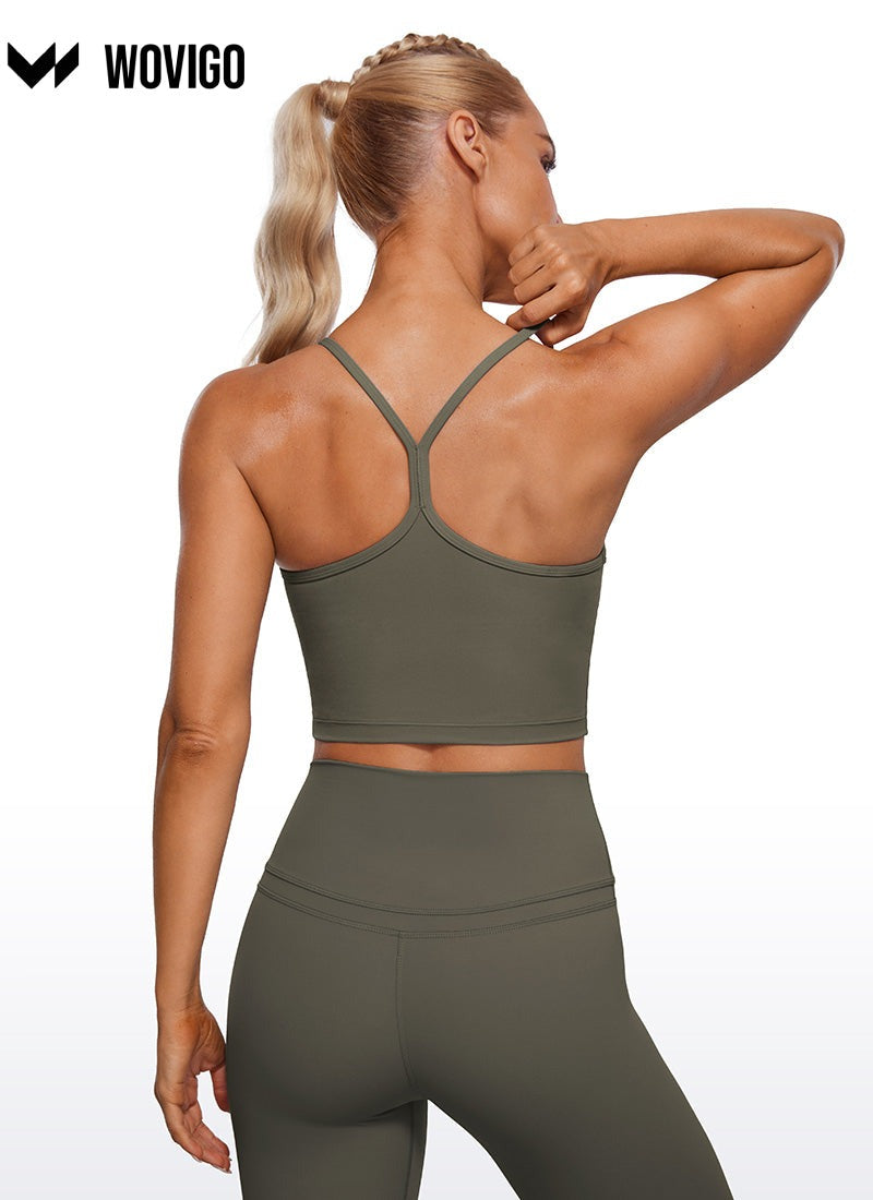 WOVIGO Butterluxe Y Back Built in Bra Tank