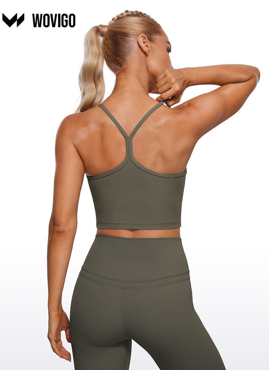 WOVIGO Butterluxe Y Back Built in Bra Tank