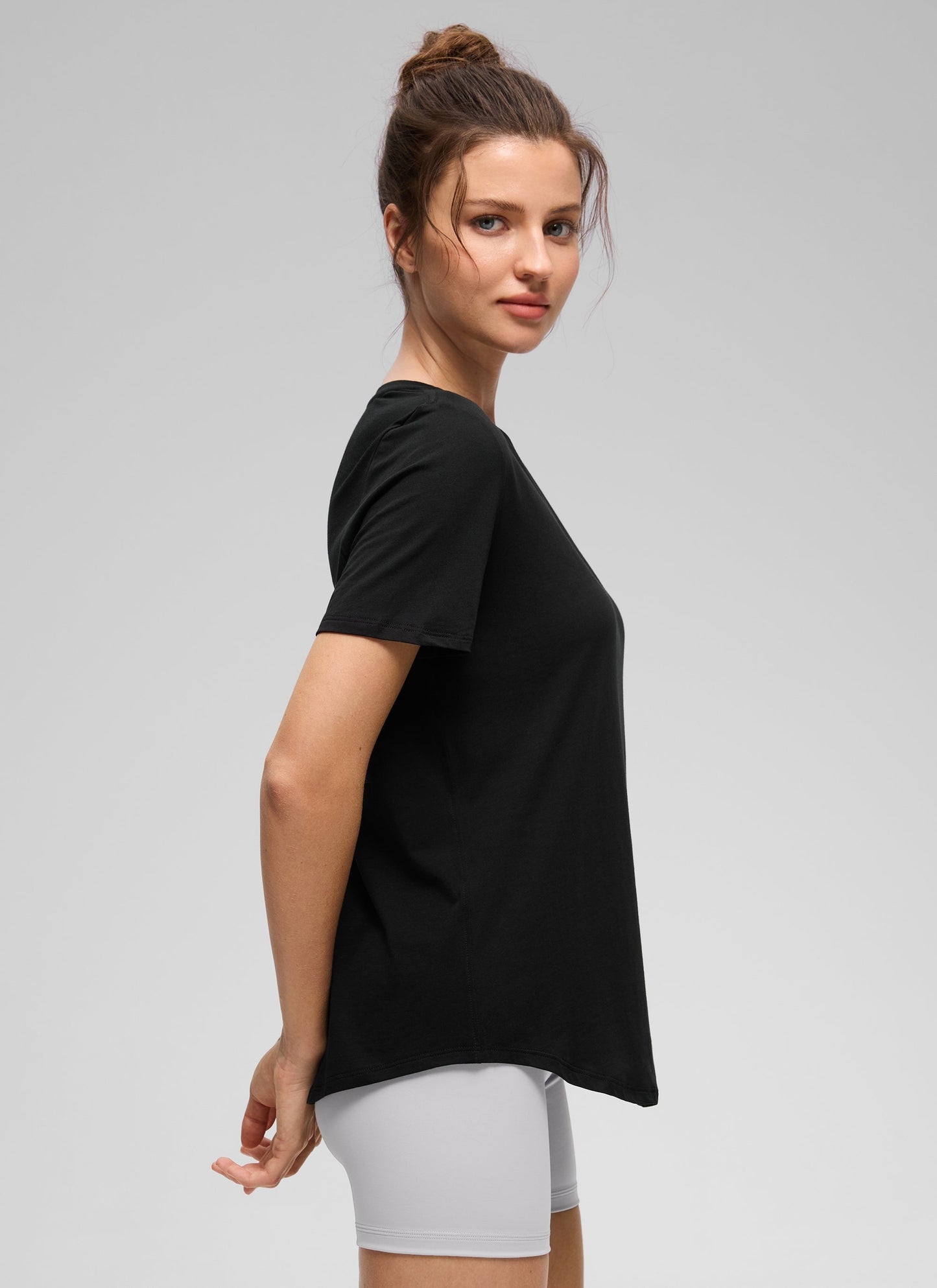 Pima Cotton Round Neck Short Sleeve