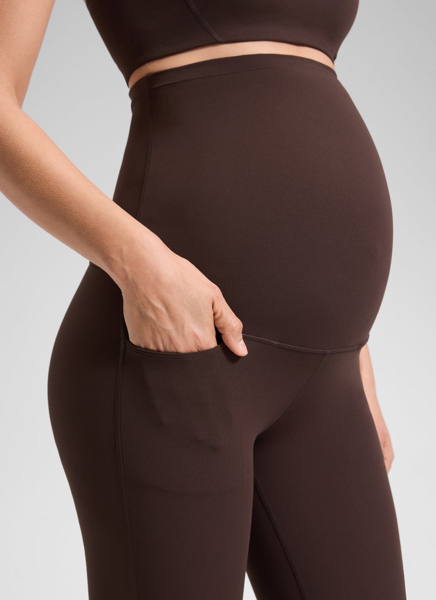 Butterluxe Maternity Flare Pocket Legging 29"