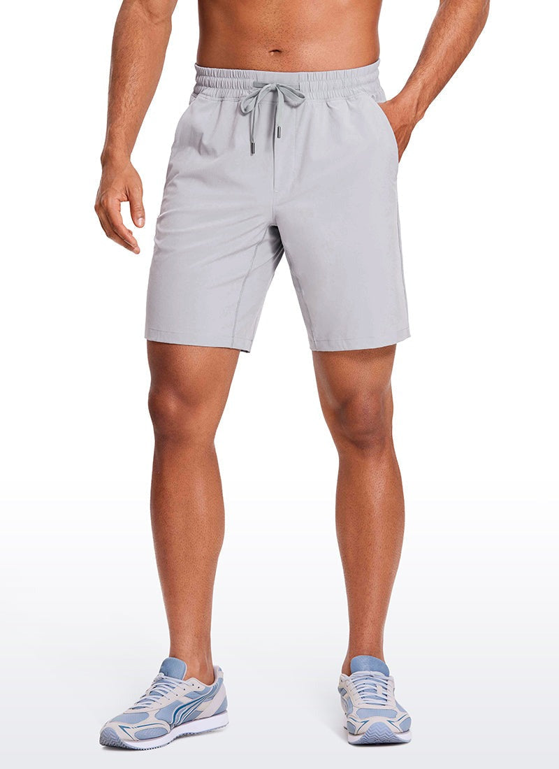 Feathery-Fit Linerless Athletic Shorts 9''