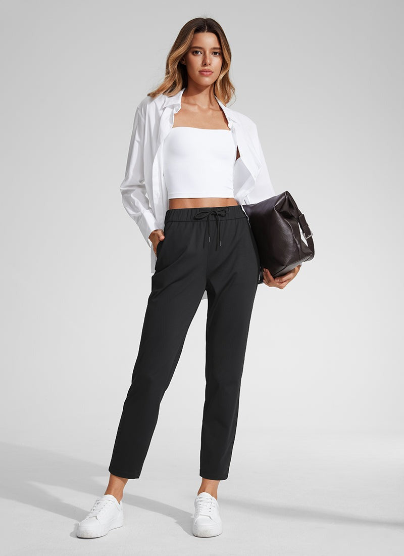 Stretch Drawstring 7/8 Pocket Pant 27''