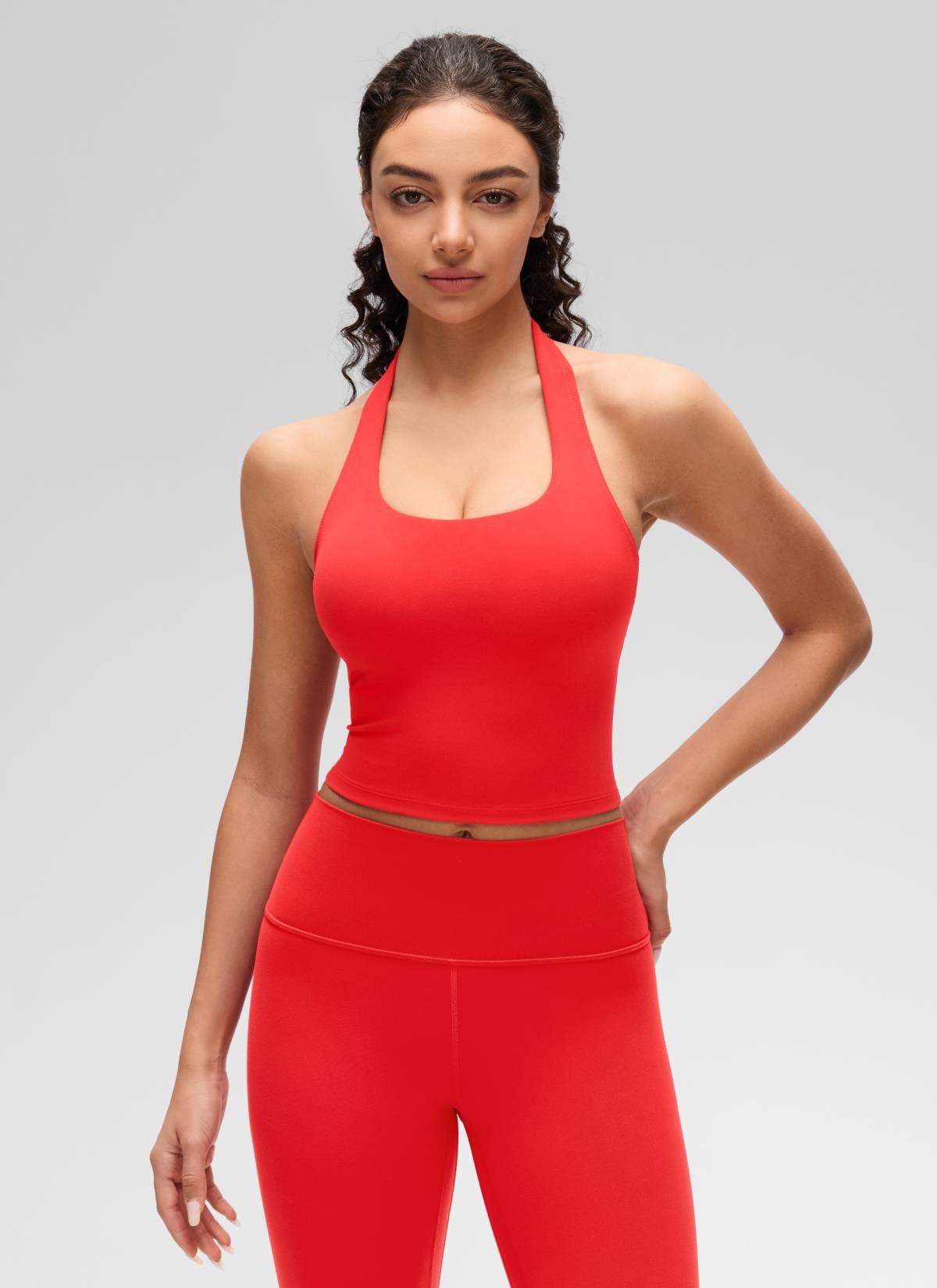 Butterluxe Built in Bra Halter Tank