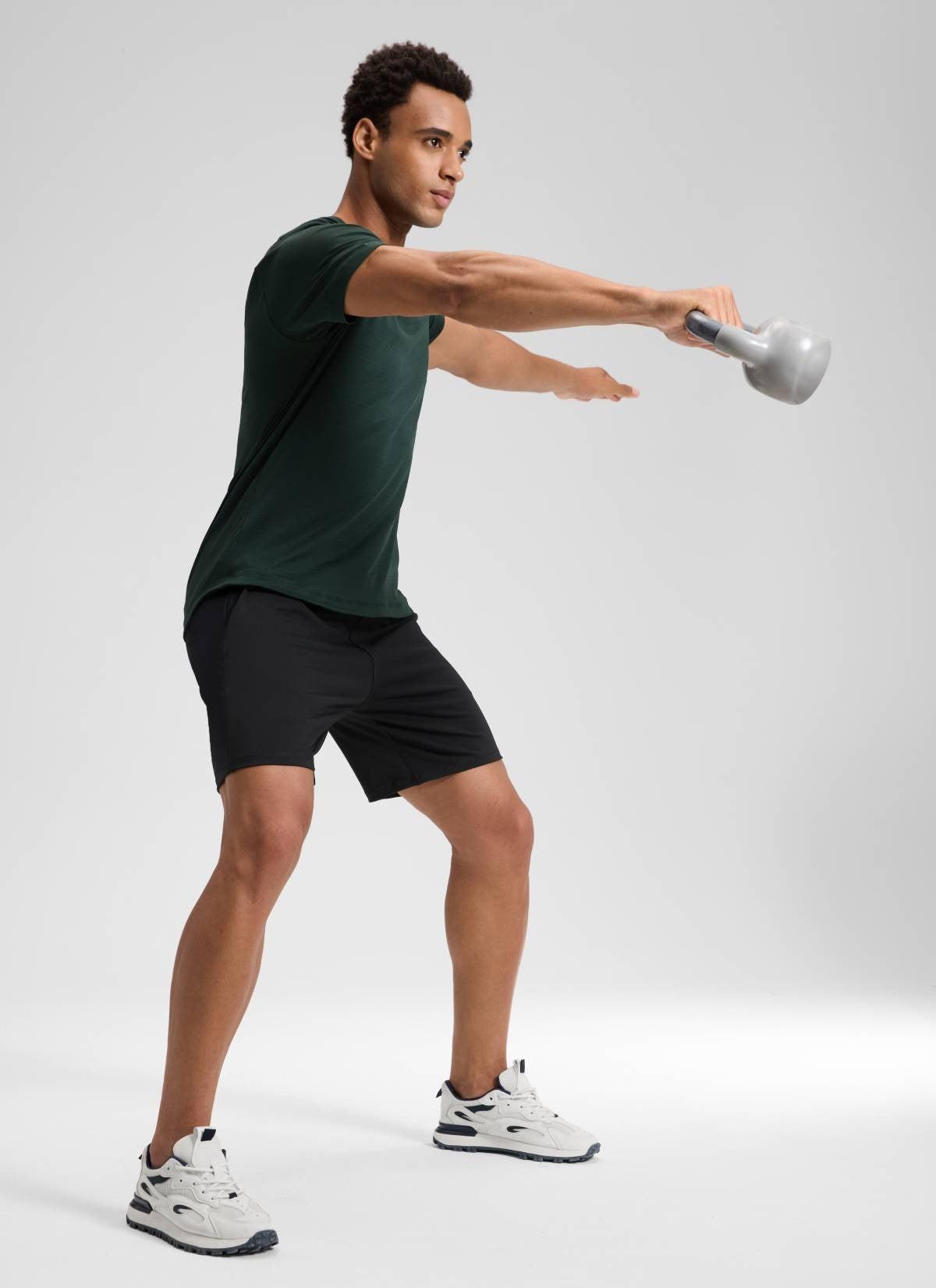 Drawstring Performance Knit Shorts 7"