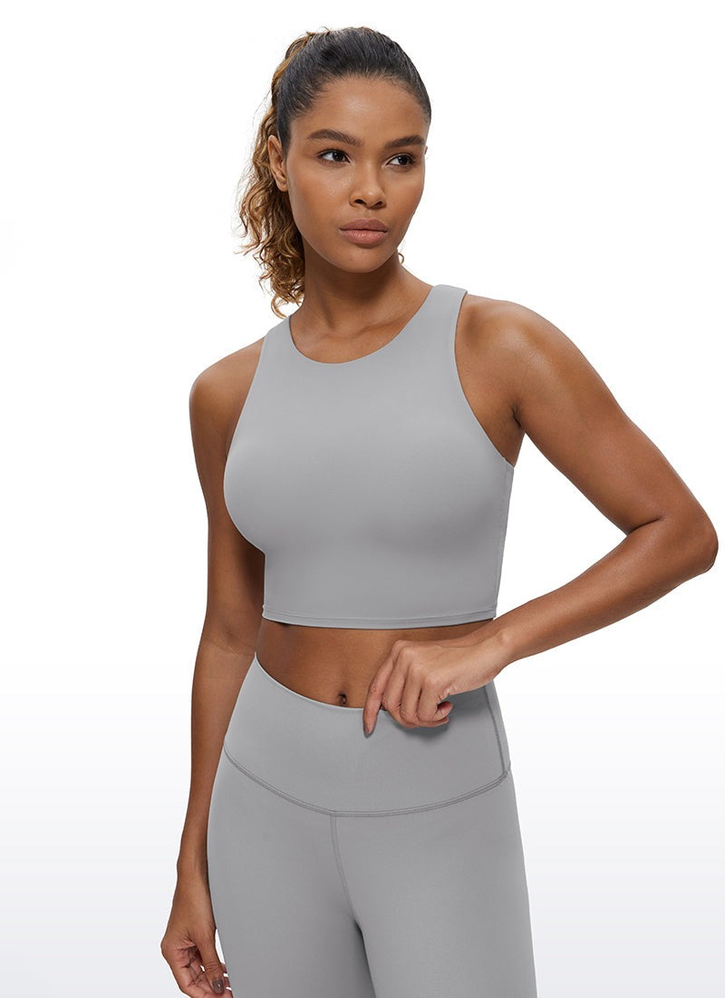 Butterluxe High Neck Built in Bra Tank