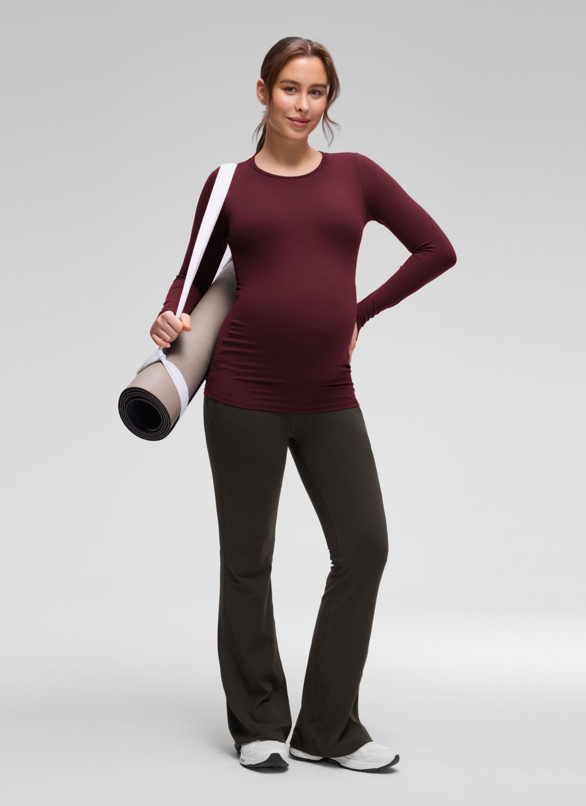 Butterluxe Maternity Crewneck Long Sleeve