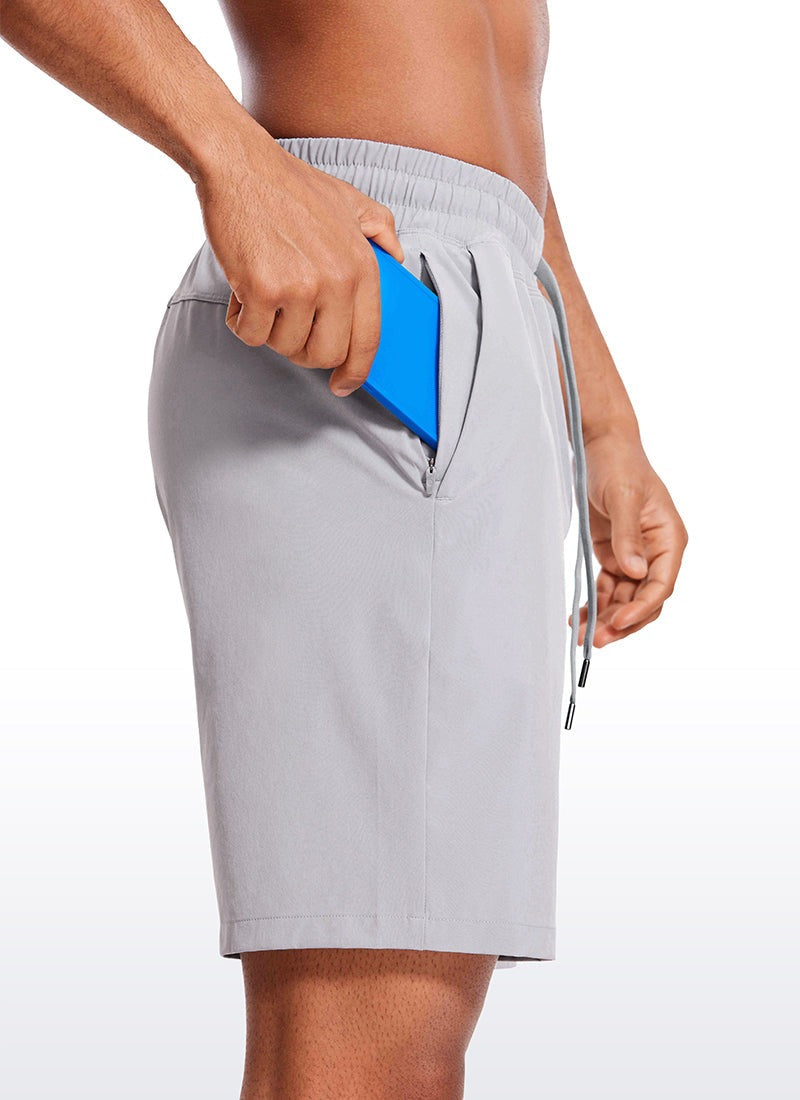 Feathery-Fit Linerless Athletic Shorts 9''