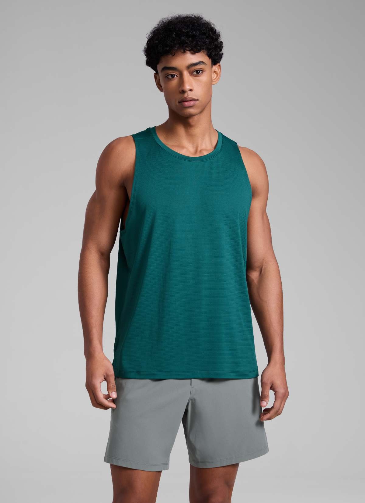 Lightweight Side Slits Narrow Shoulder Tank