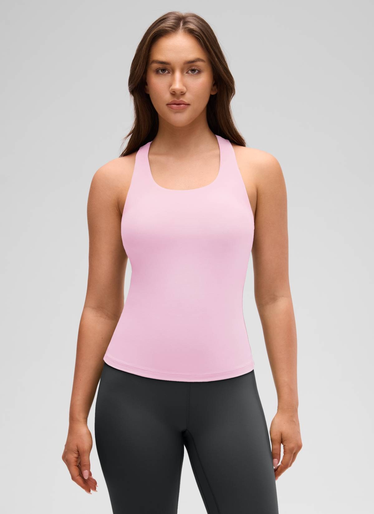 Butterluxe Waist Length Built in Bra Tank