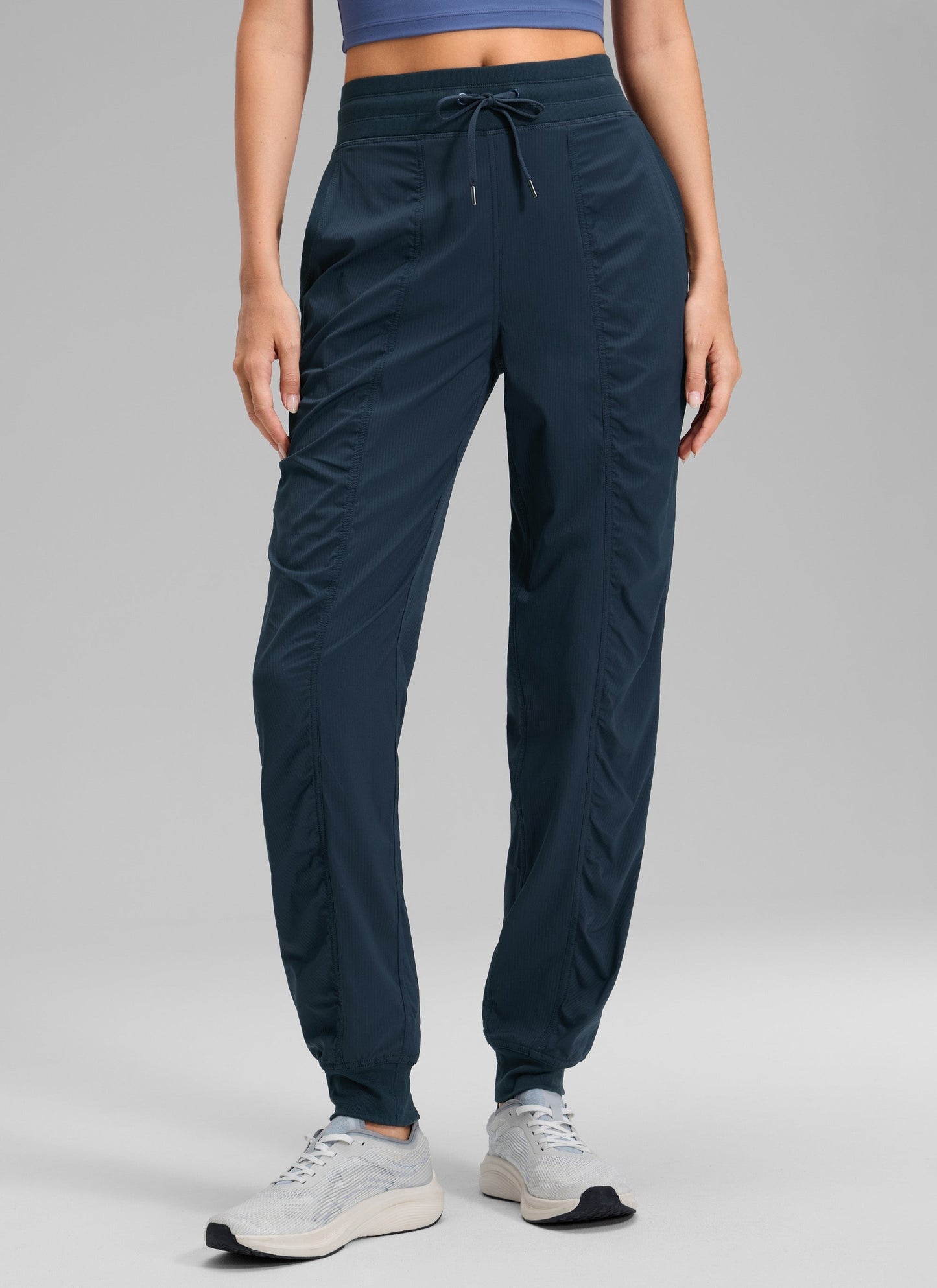 Striped Ruched Pocket Jogger 30''
