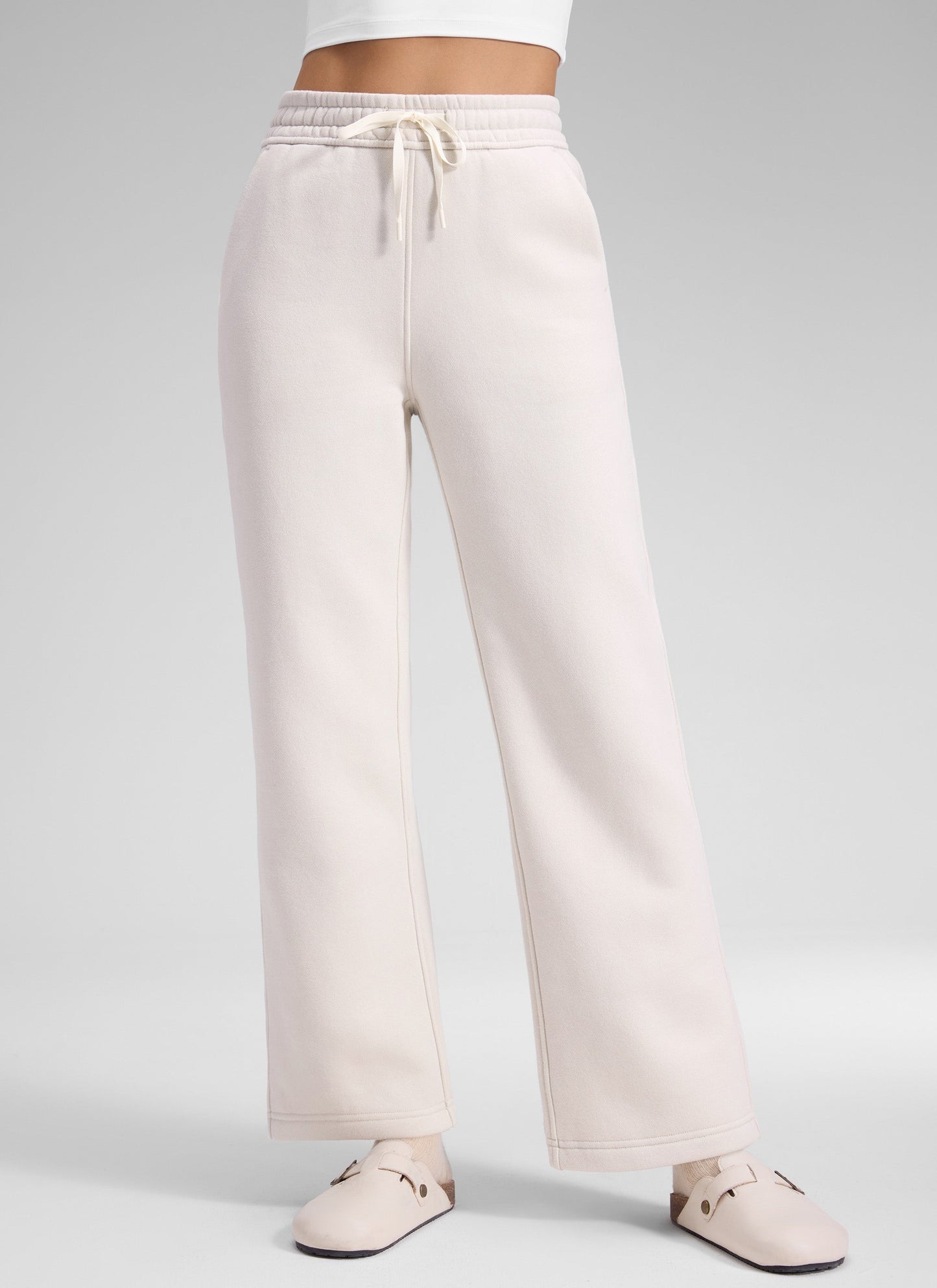 Fleece Lined Straight Leg Sweatpant 28''