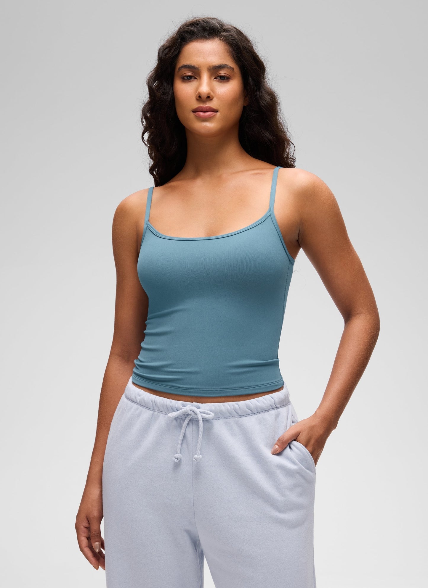 Butterluxe Double Lined Adjustable Strap Tank