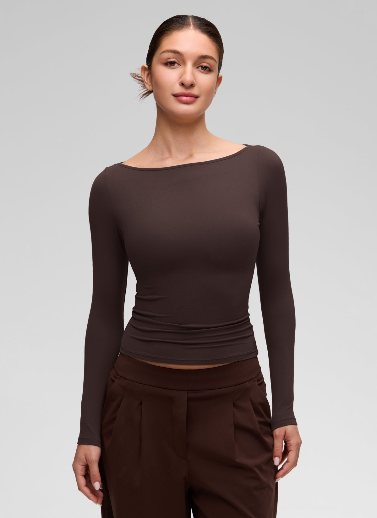 Softembrace Boat Neck Long Sleeve