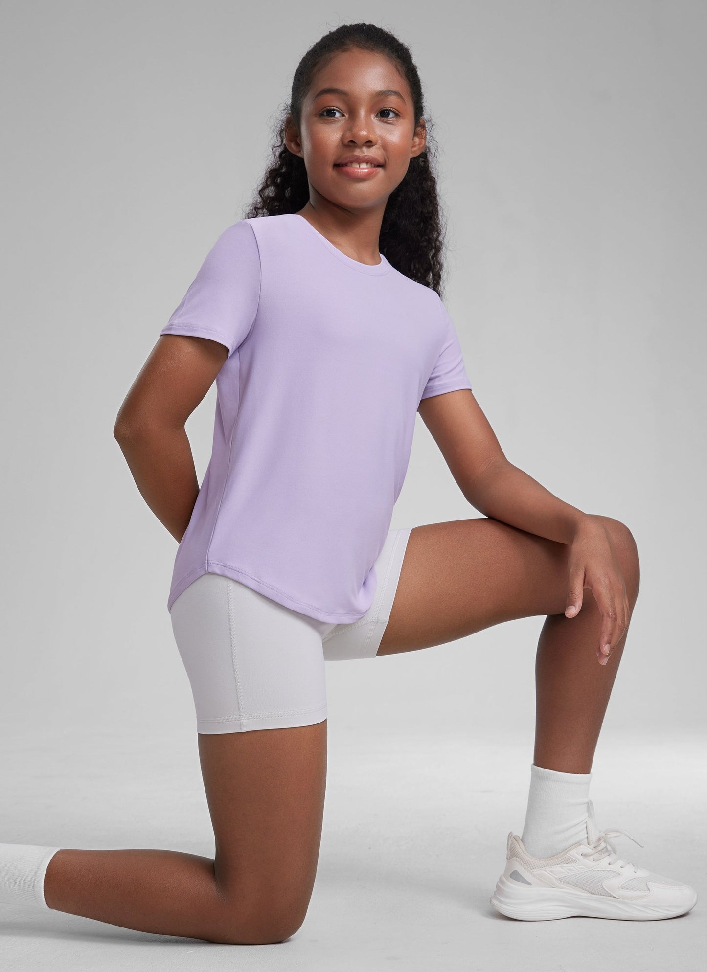 Girls Cloudweight Athletic Short Sleeve