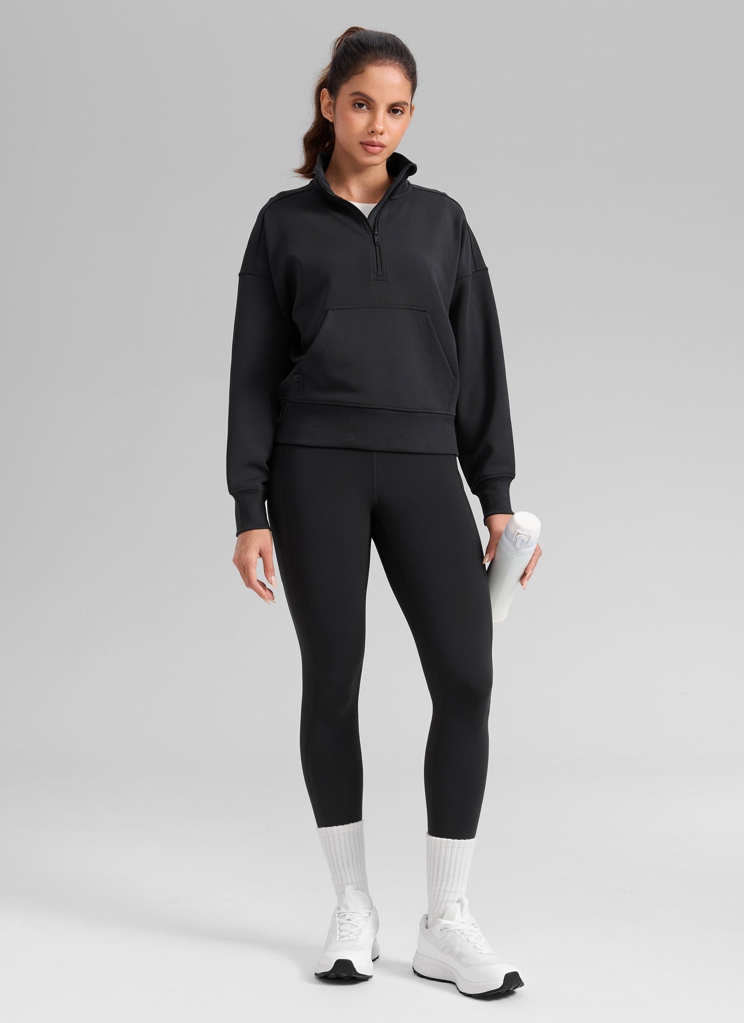 Water Resistant Fleece Lined Pocket Legging 28"