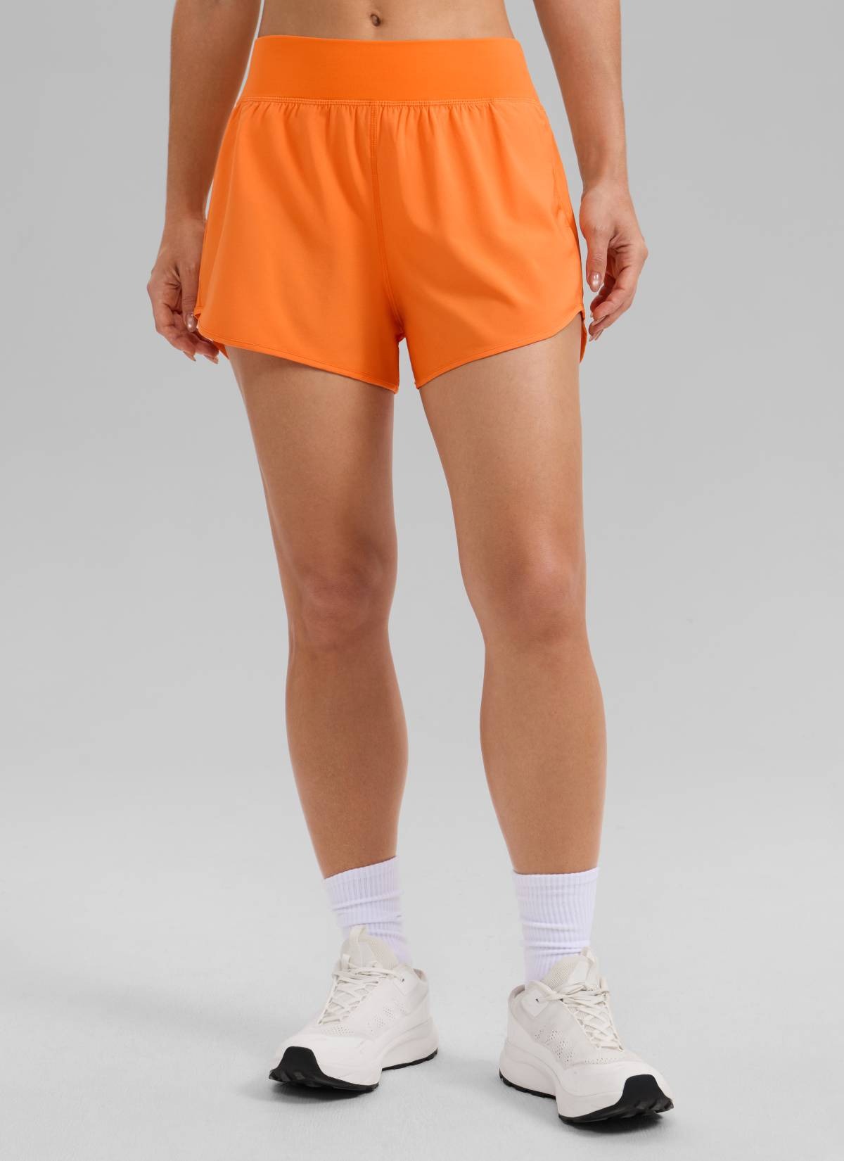 Feathery-Fit Soft Liner Zipper Pocket Shorts 3''