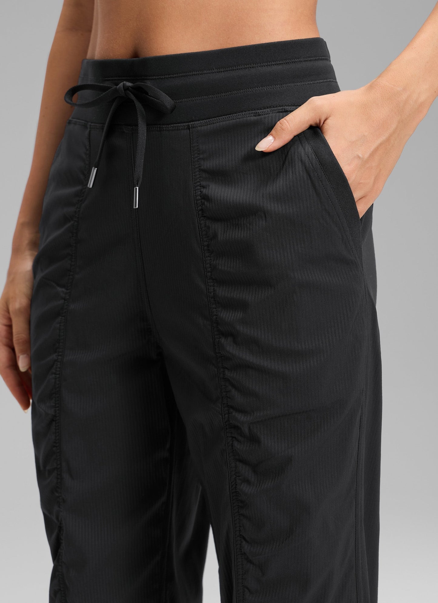 Striped Ruched Pocket Jogger 30''