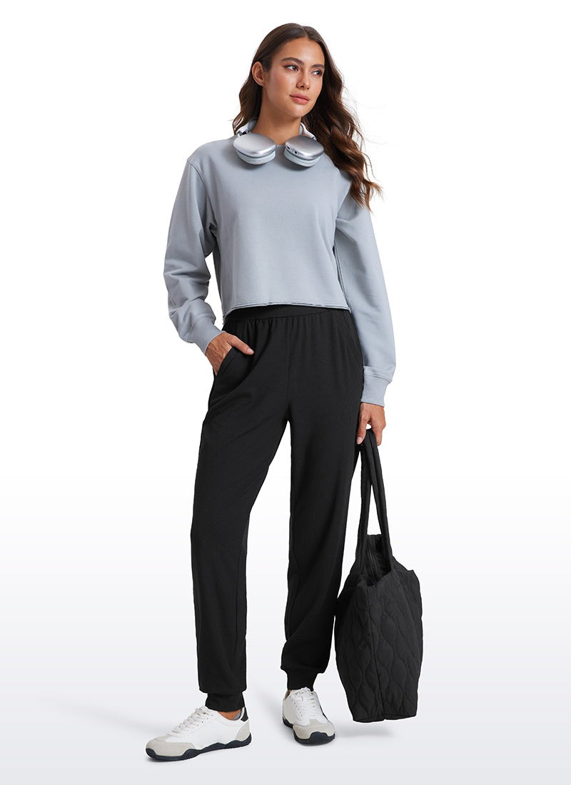 Ribbed Pocket Sweat Pant 28"