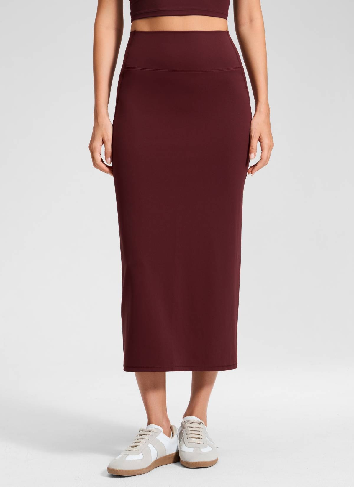 Butterlift® High Rise Back Slit Maxi Pencil Skirt