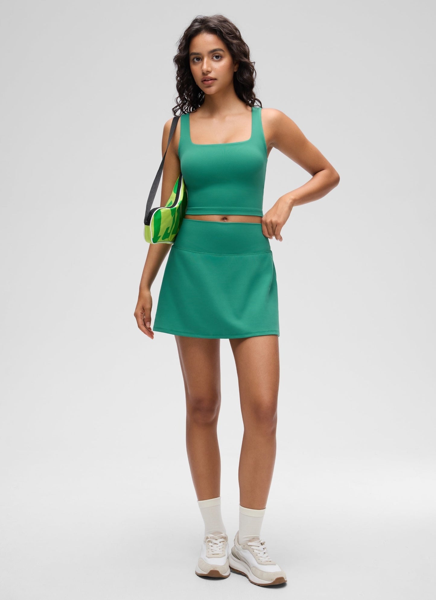 Butterluxe Square Neck Built in Bra Tank