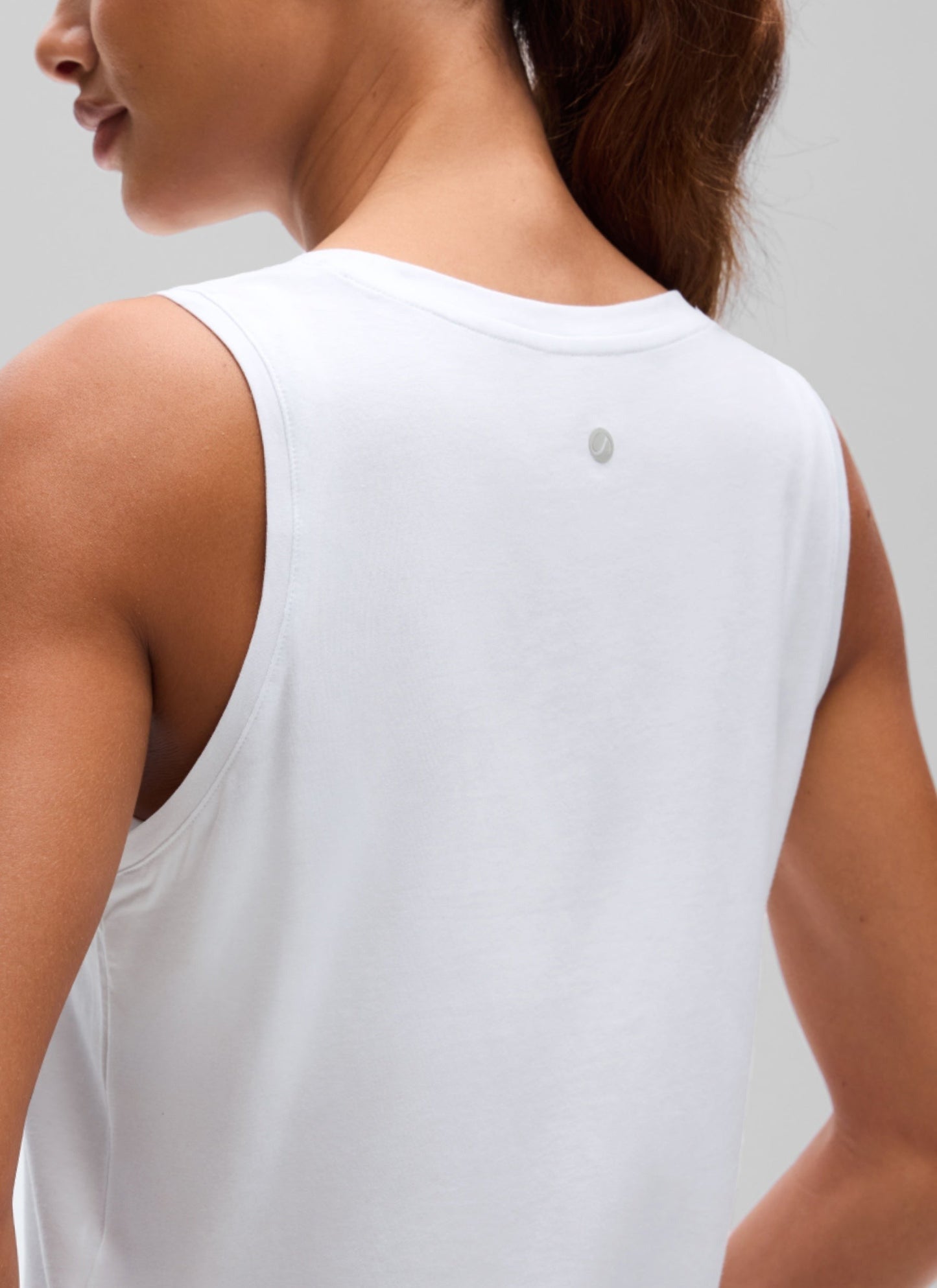 Pima Cotton Crop Round Neck Tank