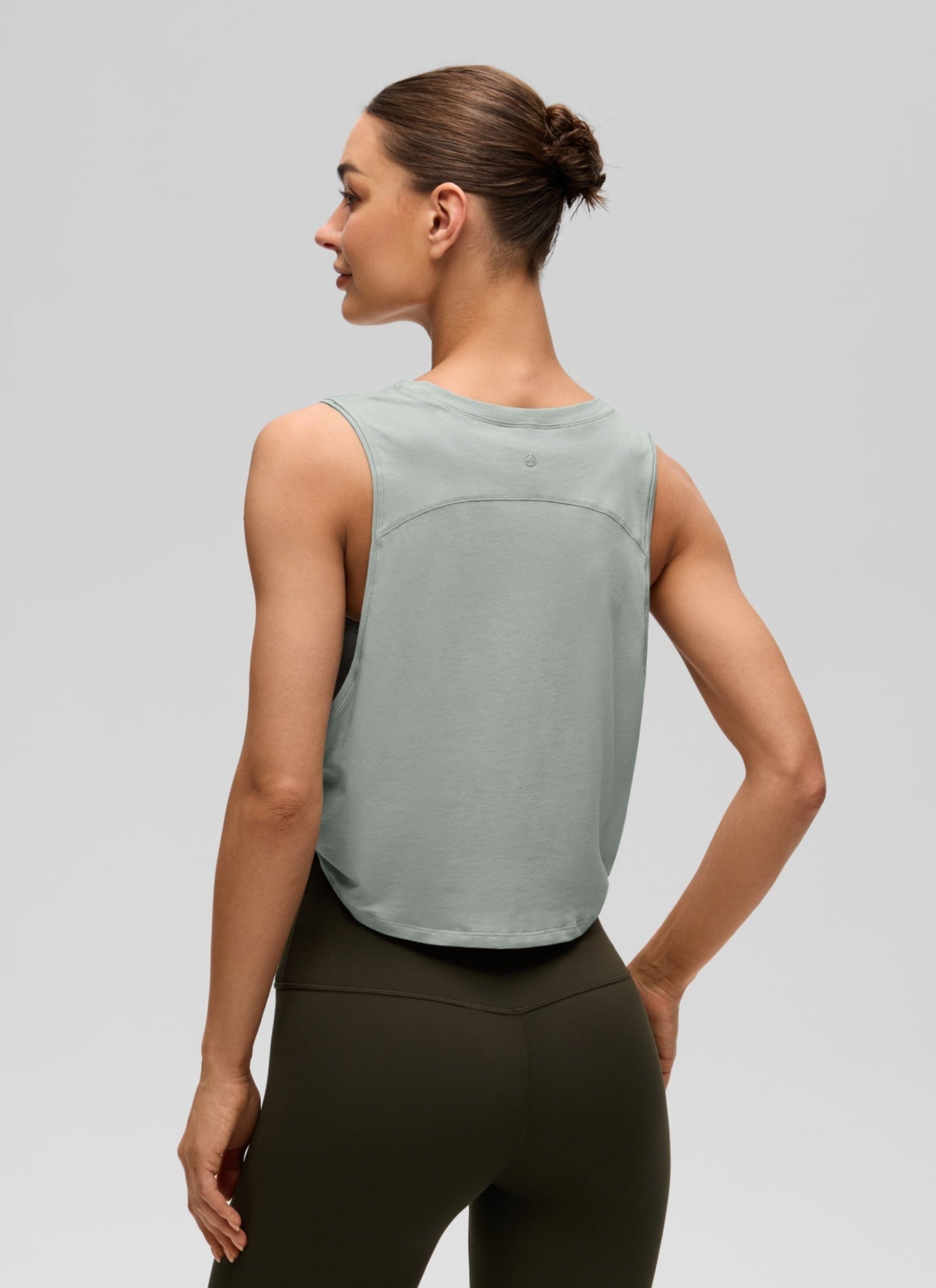 Pima Cotton Crop Deep Armhole Tank