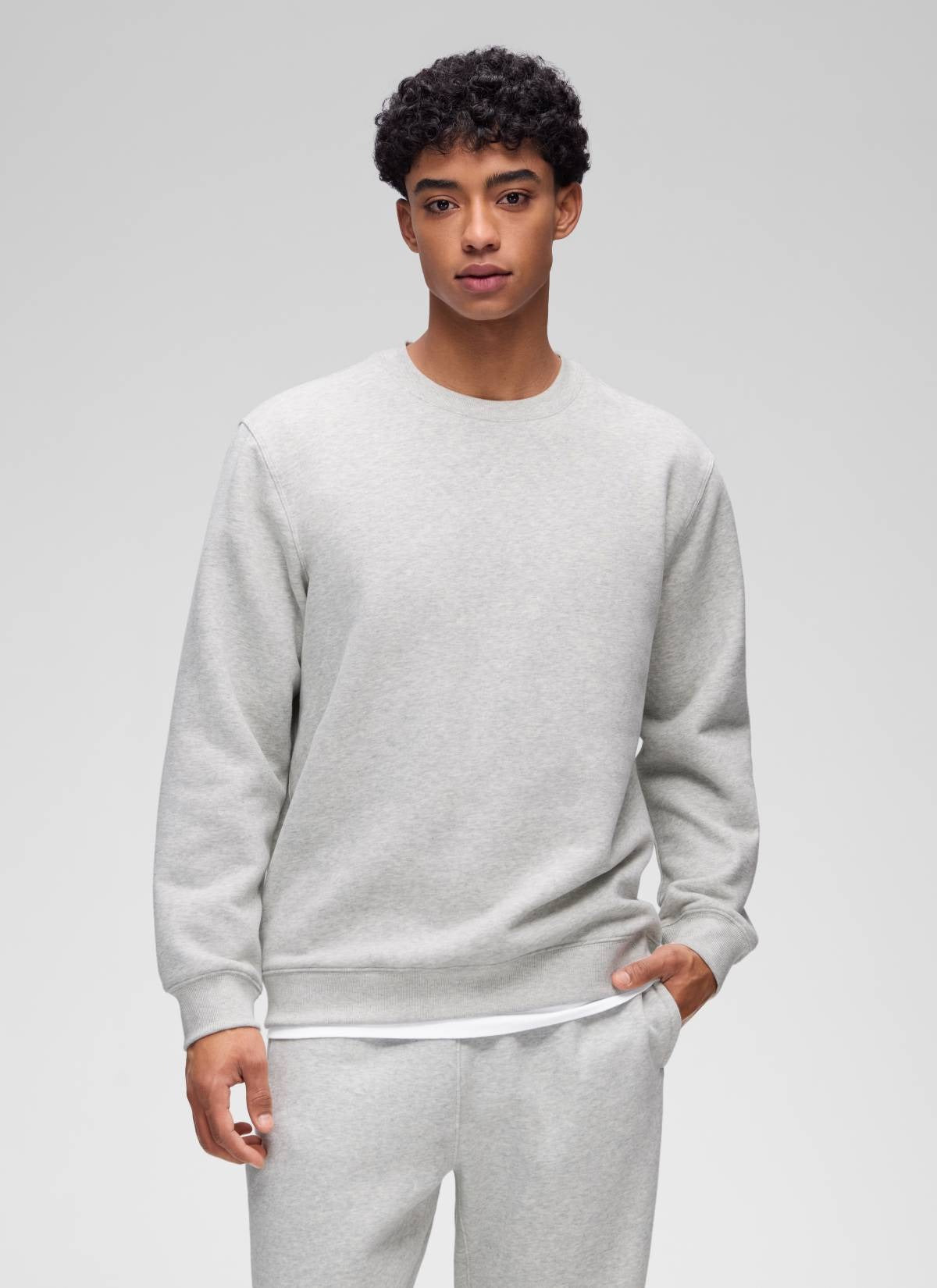 Fleece Lined Pullover Sweatshirt