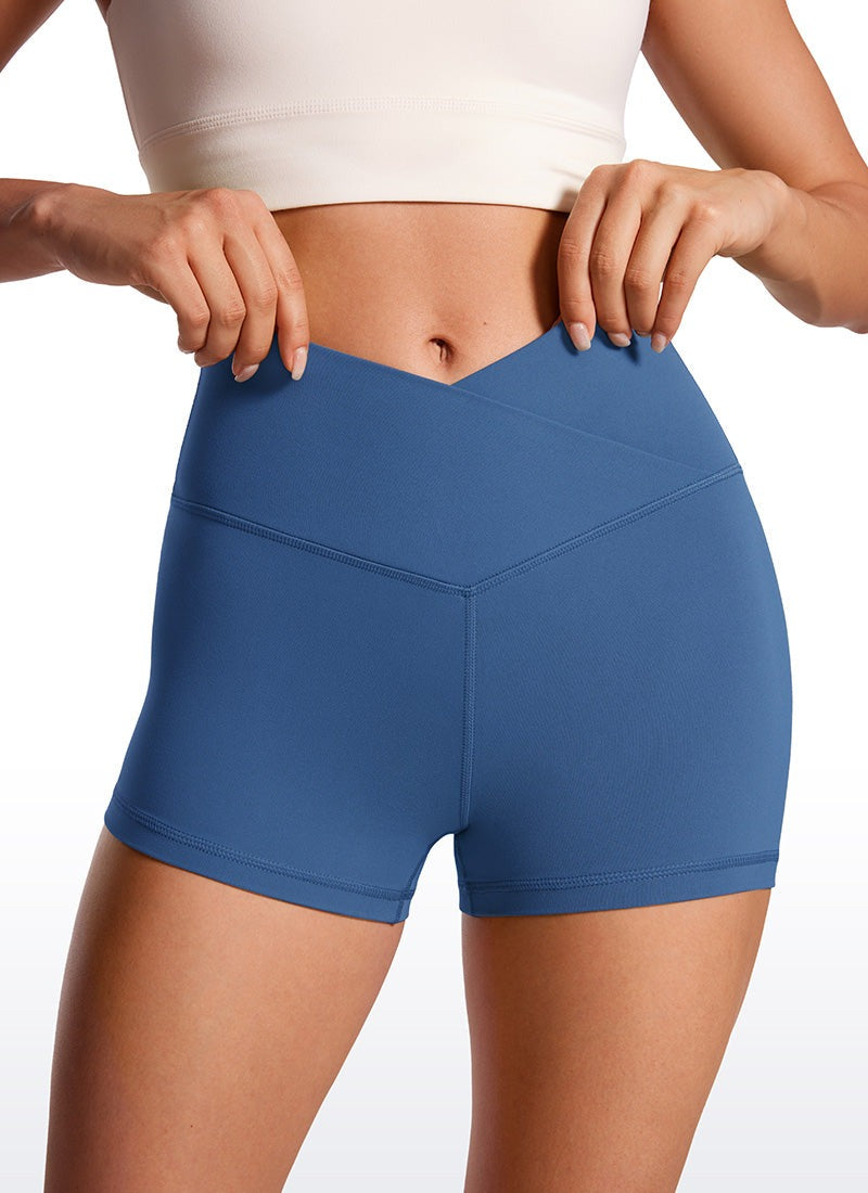 Butterluxe V Cross Waist Shorts 3"