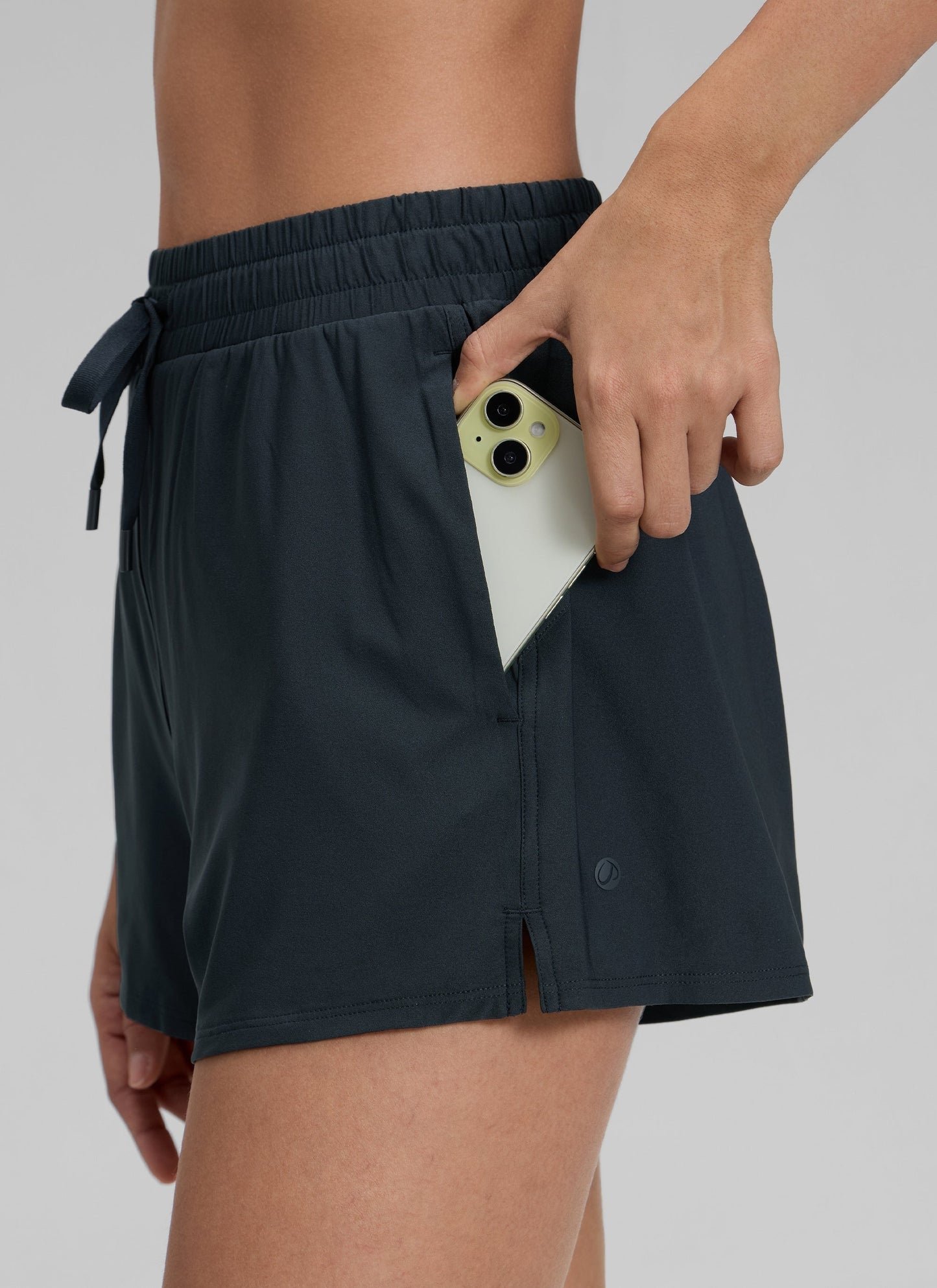Feathery-Fit Drapey 2 in 1 High Rise Shorts