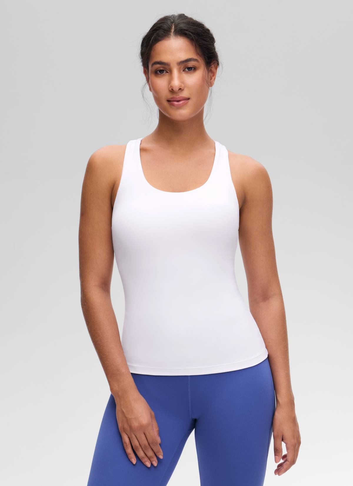 Butterluxe Waist Length Built in Bra Tank