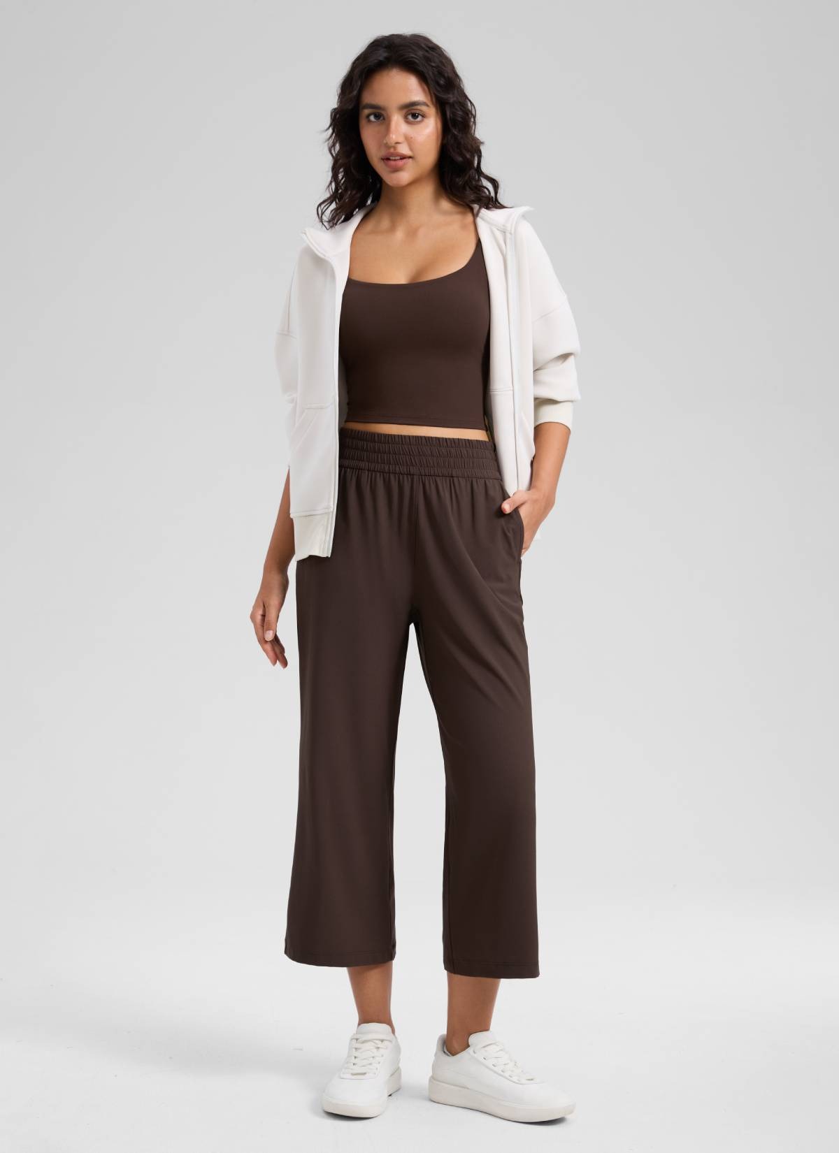 Feathery-Fit Drapey High Rise Flare Pant 23"