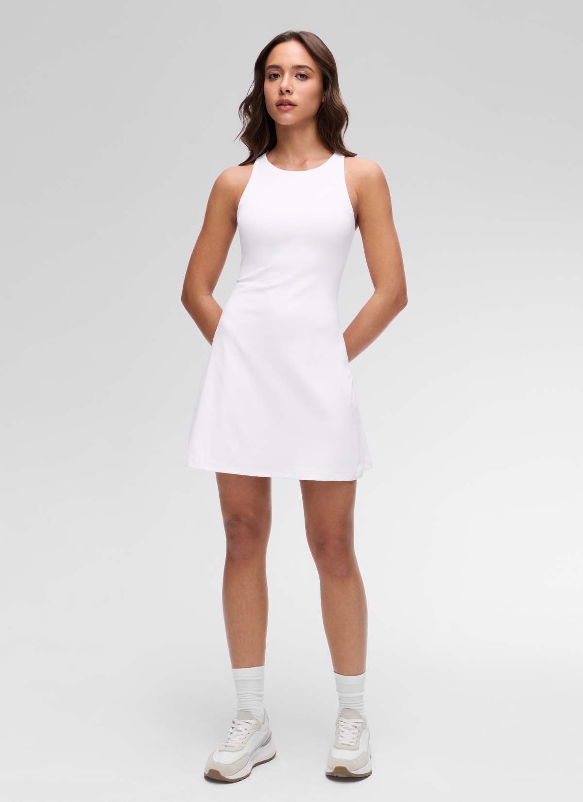 Butterluxe High Neck Racerback Mini Dress