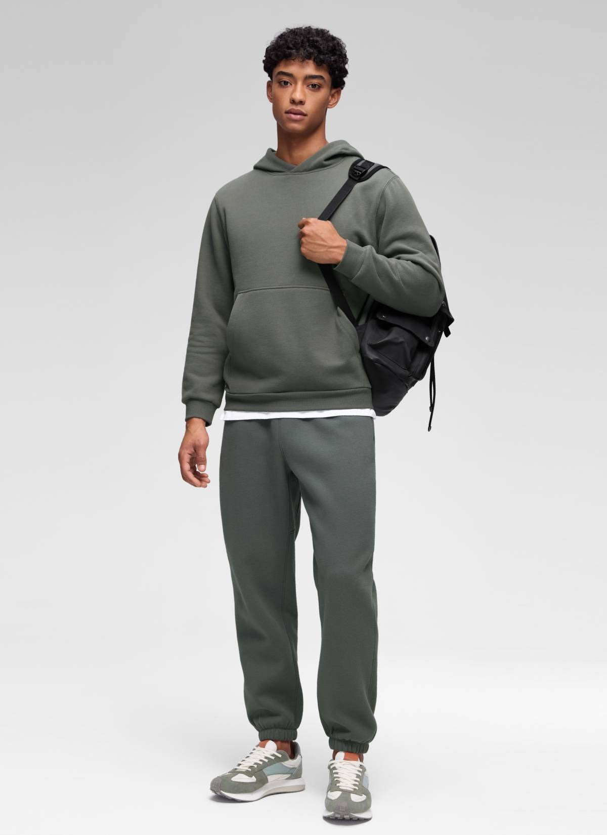 Fleece Lined Pocket Pullover Hoodie