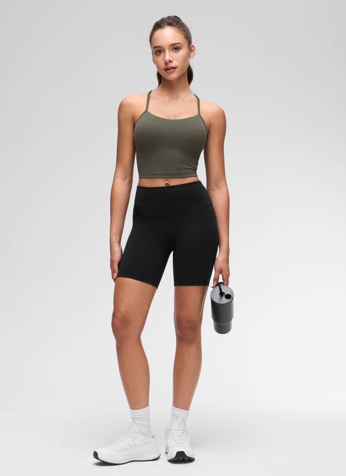 Butterluxe Y Back Built in Bra Tank