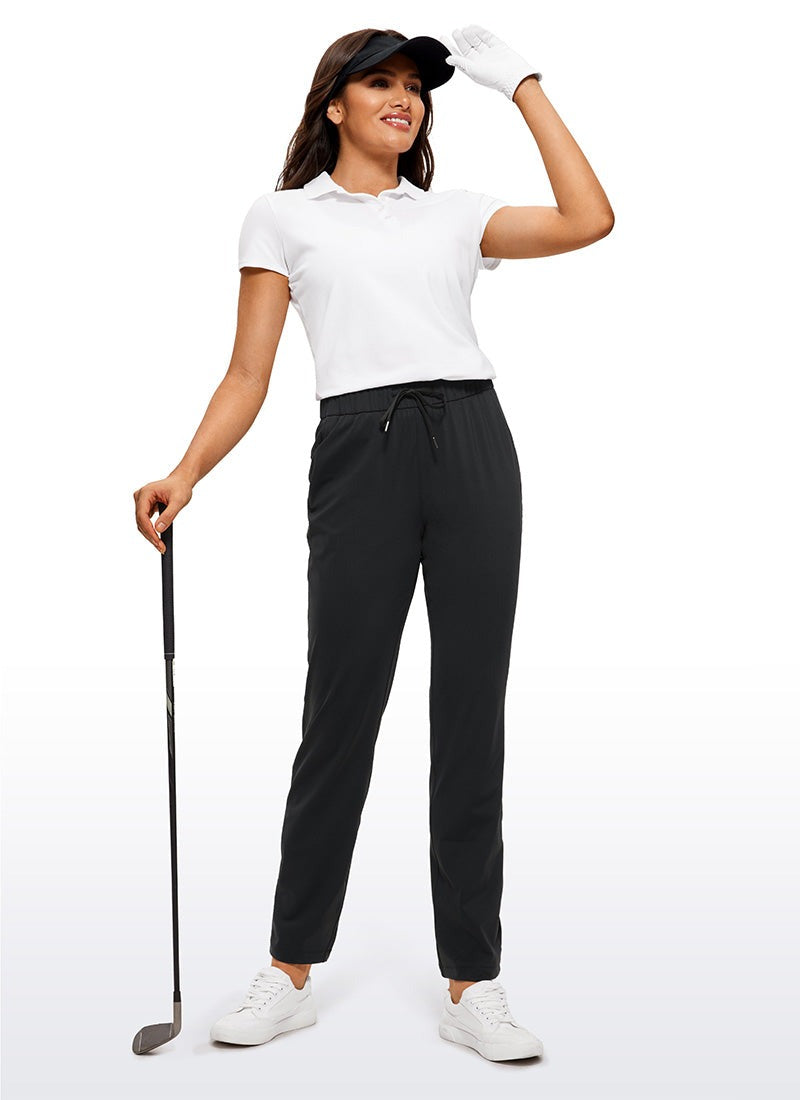 Stretch Drawstring Pocket Pant 31''