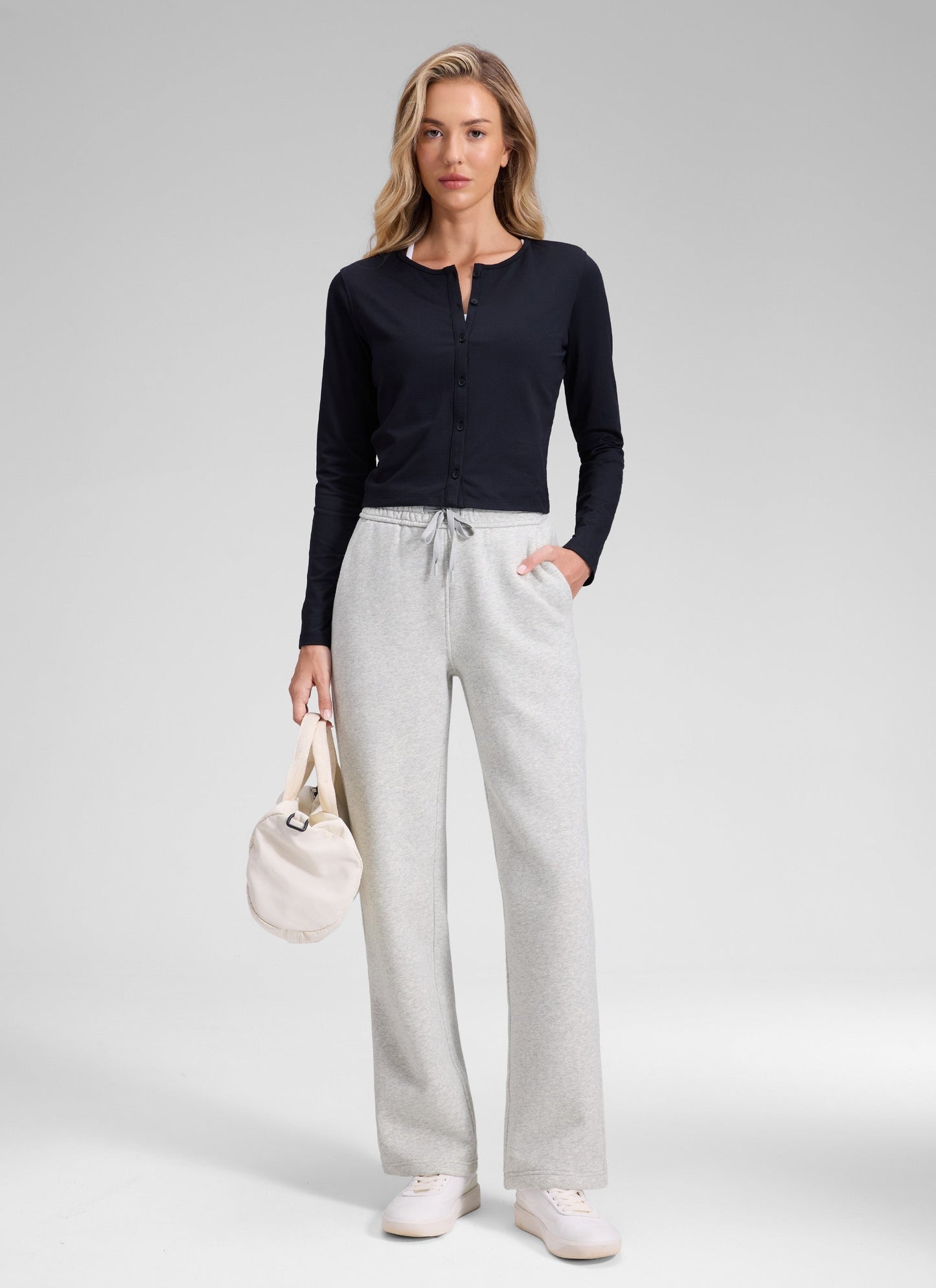 Fleece Lined Straight Leg Sweatpant 30''