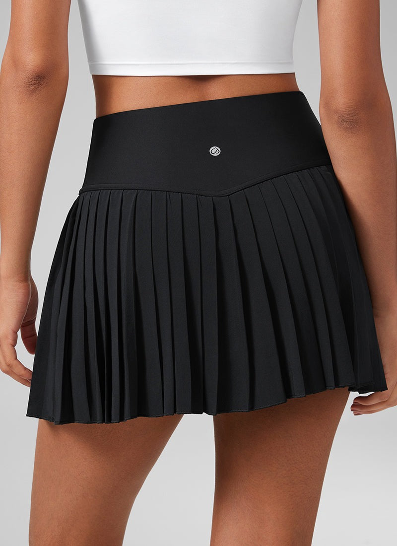 Feathery-Fit Soft Pleat High Rise Skirt 14''