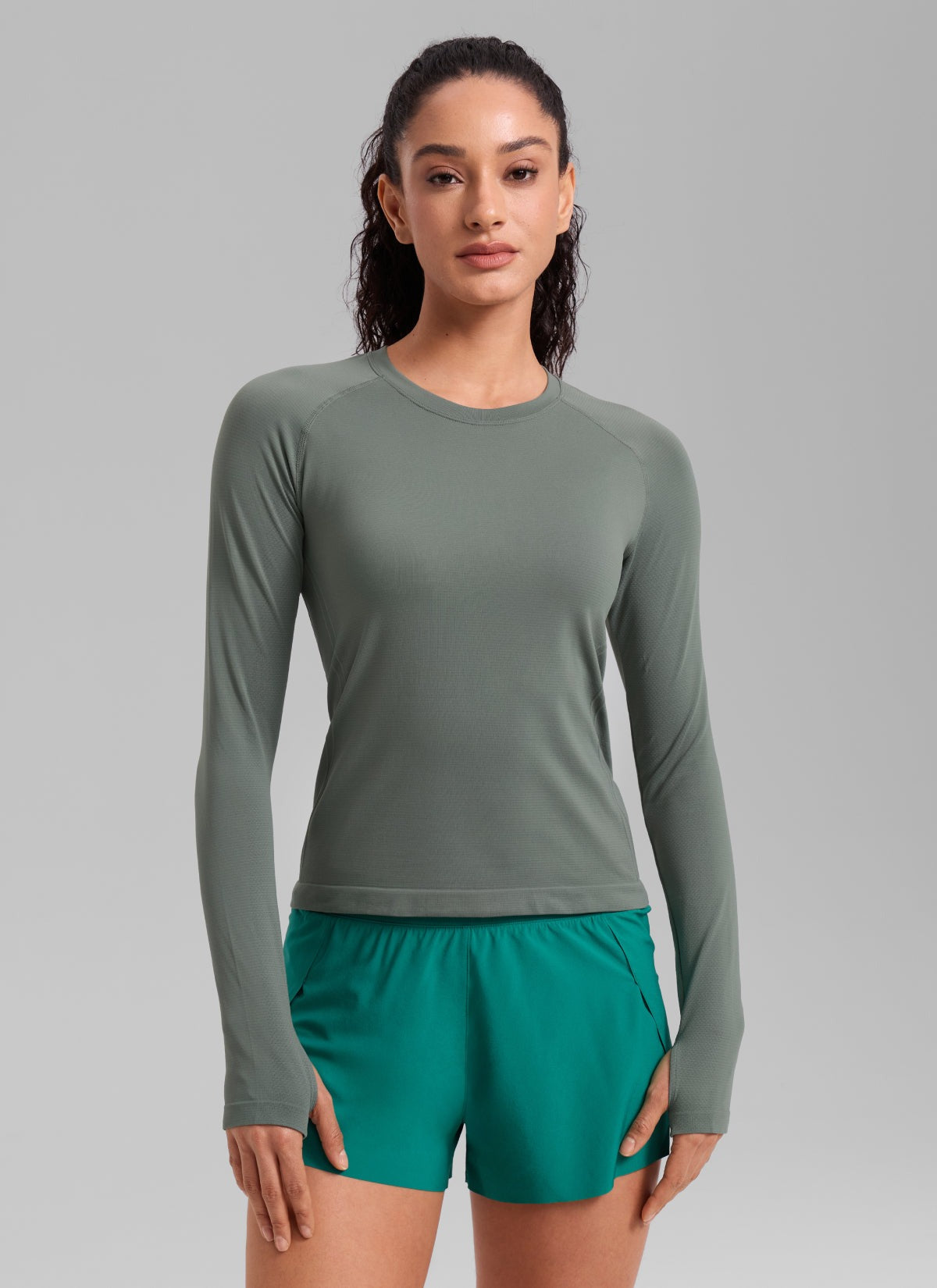 Seamless Thumbhole Long Sleeve