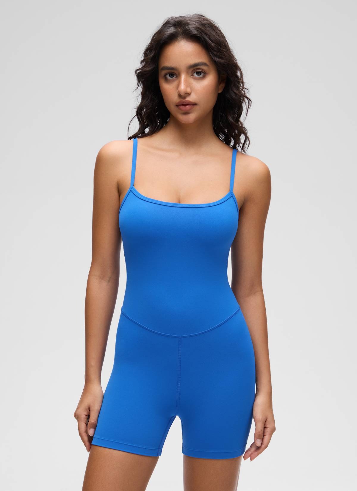 Butterluxe Thin Strap Shorts Bodysuit 4''